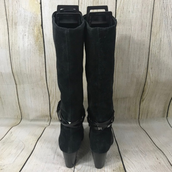 Antonio Melani Binx Studded Suede Dress Boots - Picture 5 of 6